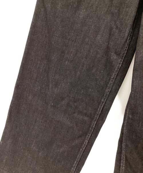 JIMWAG（ジムワッグ）JIMWAG (ジムワッグ) ワイドデニムパンツ ブラック サイズ:Sの古着・服飾アイテム