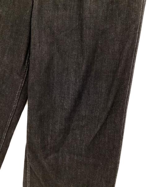 JIMWAG（ジムワッグ）JIMWAG (ジムワッグ) ワイドデニムパンツ ブラック サイズ:Sの古着・服飾アイテム