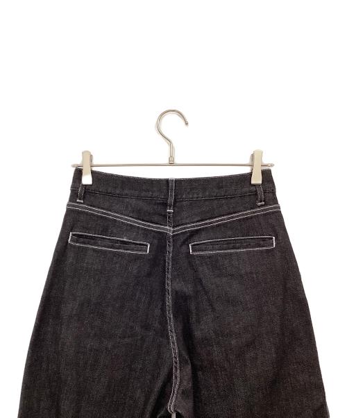 JIMWAG（ジムワッグ）JIMWAG (ジムワッグ) ワイドデニムパンツ ブラック サイズ:Sの古着・服飾アイテム