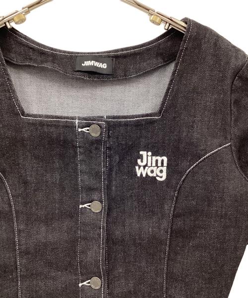 JIMWAG（ジムワッグ）JIMWAG (ジムワッグ) デニムジャケット ブラック サイズ:FREEの古着・服飾アイテム