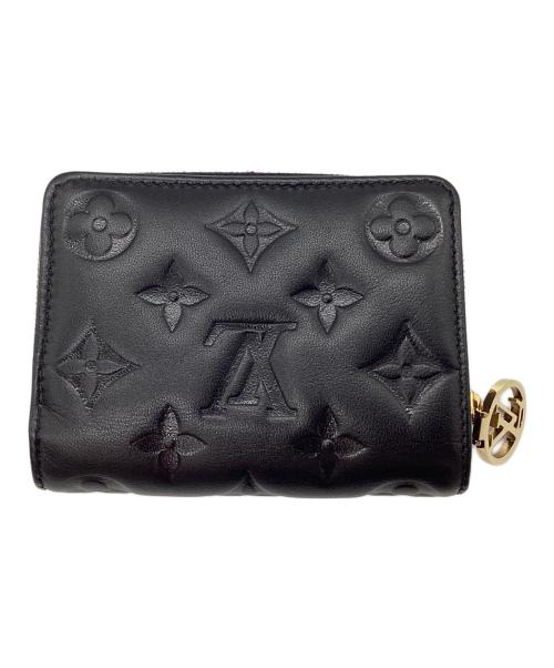 LOUIS VUITTON（ルイ ヴィトン）LOUIS VUITTON (ルイ ヴィトン) ポルトフォイユ・ルー M81599 2つ折り財布 ブラックの古着・服飾アイテム