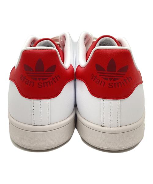 adidas（アディダス）adidas (アディダス) STAN SMITH ホワイト×レッド サイズ:26.5の古着・服飾アイテム