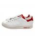 adidas (アディダス) STAN SMITH ホワイト×レッド サイズ:26.5：10000円