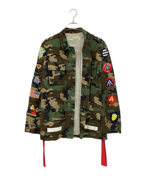 OFFWHITE（オフホワイト）OFFWHITE (オフホワイト) フィールドジャケット オリーブ×ブラック サイズ:Sの古着・服飾アイテム