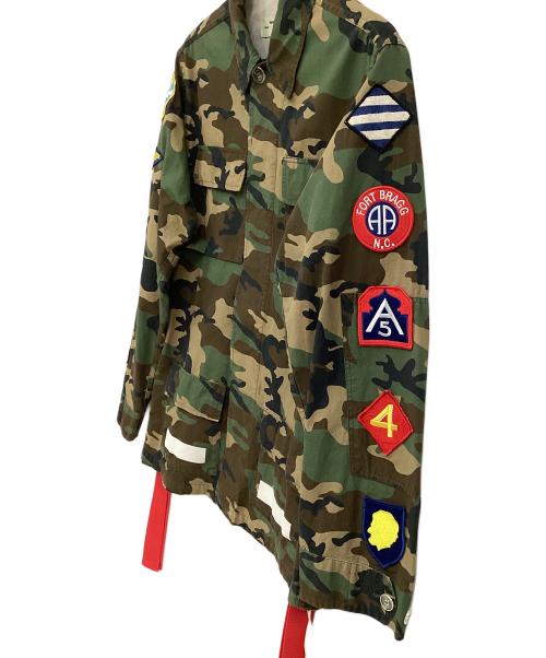 OFFWHITE（オフホワイト）OFFWHITE (オフホワイト) フィールドジャケット オリーブ×ブラック サイズ:Sの古着・服飾アイテム