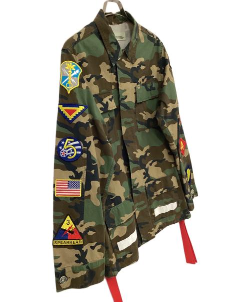 OFFWHITE（オフホワイト）OFFWHITE (オフホワイト) フィールドジャケット オリーブ×ブラック サイズ:Sの古着・服飾アイテム
