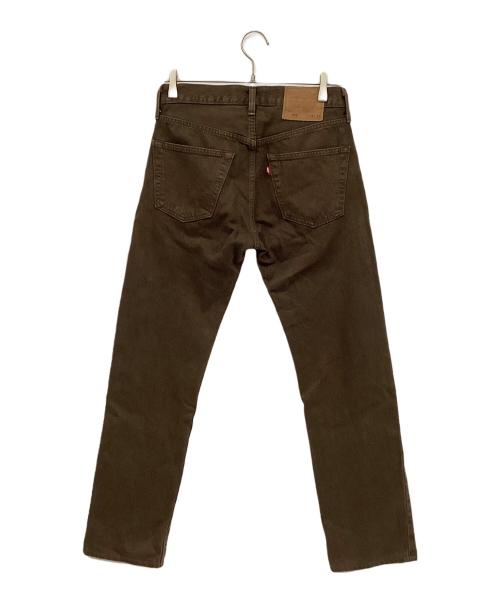 LEVI'S（リーバイス）LEVI'S (リーバイス) ストレートデニムパンツ ブラウン サイズ:71㎝（W28）の古着・服飾アイテム