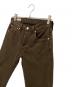 中古・古着 LEVI'S (リーバイス) ストレートデニムパンツ ブラウン サイズ:71㎝（W28）：5000円
