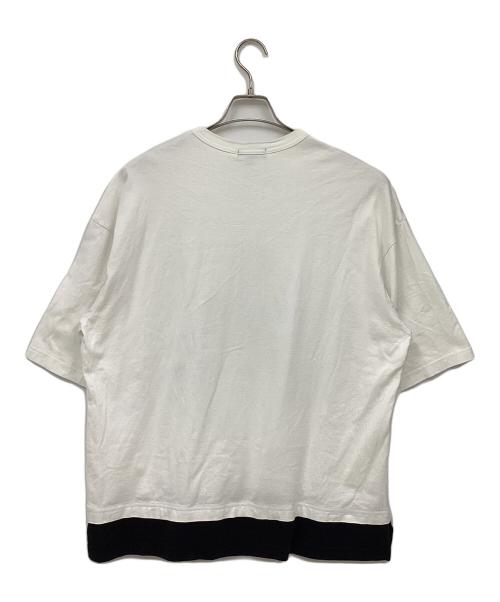 COMME des GARCONS HOMME（コムデギャルソン オム）COMME des GARCONS HOMME (コムデギャルソン オム) レイヤードカットソー ホワイト サイズ:Mの古着・服飾アイテム