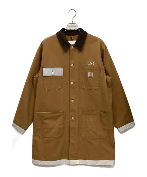 CarHartt（カーハート）CarHartt (カーハート) 2G (ツージー) チョアロングコート ブラウン サイズ:Lの古着・服飾アイテム