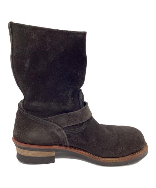 RED WING（レッドウィング）RED WING (レッドウィング) スウェードエンジニアブーツ ブラック サイズ:USA9の古着・服飾アイテム
