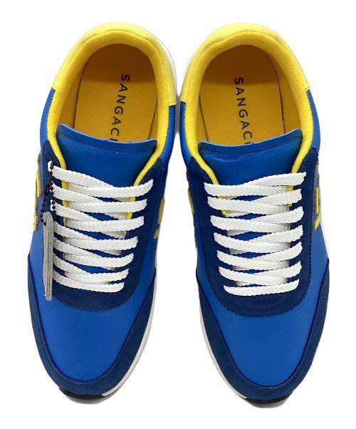 Sangacio（サンガッチョ）Sangacio (サンガッチョ) スニーカー ブルー×イエロー サイズ:25.5㎝の古着・服飾アイテム