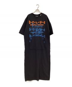 中古・古着通販】DIESEL (ディーゼル) 半袖ワンピース ブラック サイズ