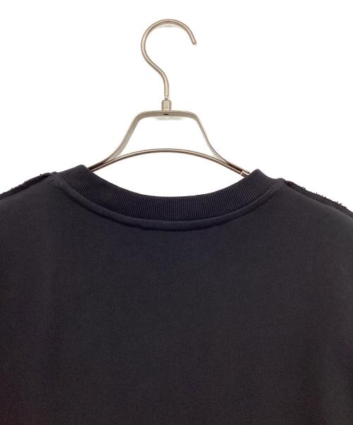 DIESEL（ディーゼル）DIESEL (ディーゼル) 半袖ワンピース ブラック×オレンジ サイズ:Sの古着・服飾アイテム