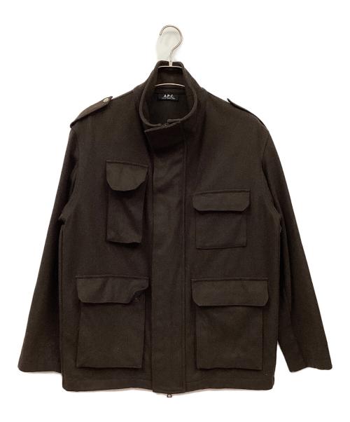 A.P.C.（アーペーセー）A.P.C. (アーペーセー) サファリジャケット ブラウン サイズ:表記なしの古着・服飾アイテム