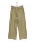 anuke (アンヌーク) Chambray Rough Pants ベージュ サイズ:38：5000円