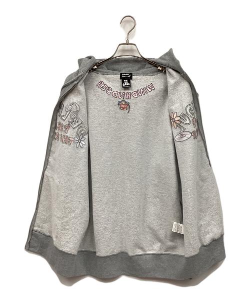 WIND AND SEA（ウィンダンシー）WIND AND SEA (ウィンダンシー) De La Soul (デラソウル) 刺繍ジップパーカー グレー サイズ:Lの古着・服飾アイテム