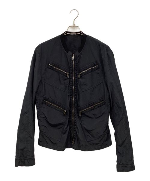 DOLCE & GABBANA（ドルチェ＆ガッバーナ）DOLCE & GABBANA (ドルチェ＆ガッバーナ) ジップアップジャケット ブラック サイズ:50の古着・服飾アイテム