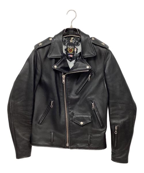 Schott（ショット）Schott (ショット) SOPH. (ソフ) ダブルライダースジャケット ブラック サイズ:36の古着・服飾アイテム