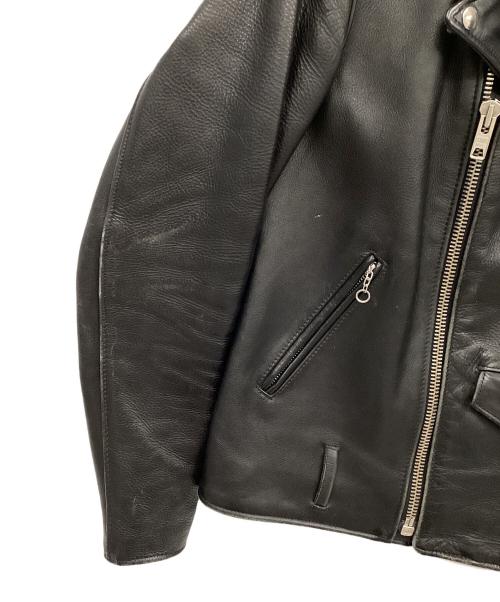 Schott（ショット）Schott (ショット) SOPH. (ソフ) ダブルライダースジャケット ブラック サイズ:36の古着・服飾アイテム