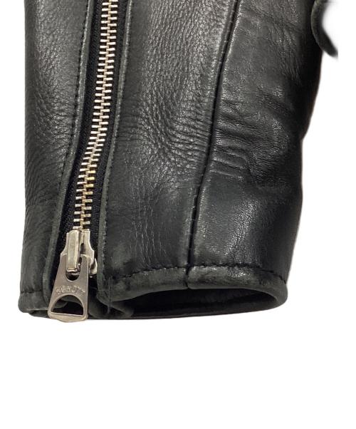 Schott（ショット）Schott (ショット) SOPH. (ソフ) ダブルライダースジャケット ブラック サイズ:36の古着・服飾アイテム