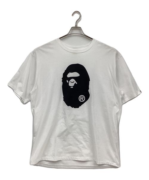 A BATHING APE（ア ベイシング エイプ）A BATHING APE (ア ベイシング エイプ) プリントTシャツ ホワイト サイズ:3XLの古着・服飾アイテム