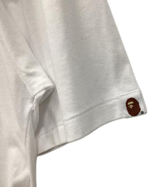 A BATHING APE（ア ベイシング エイプ）A BATHING APE (ア ベイシング エイプ) プリントTシャツ ホワイト サイズ:3XLの古着・服飾アイテム