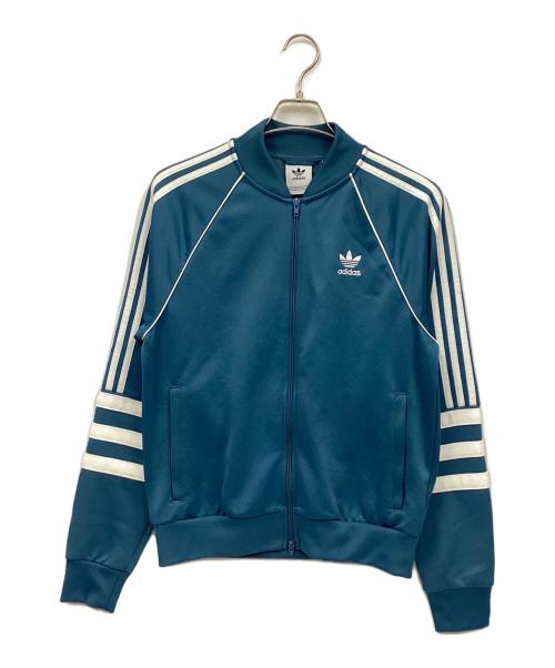 adidas（アディダス）adidas (アディダス) トラックジャケット ブルー×ホワイト サイズ:Mの古着・服飾アイテム