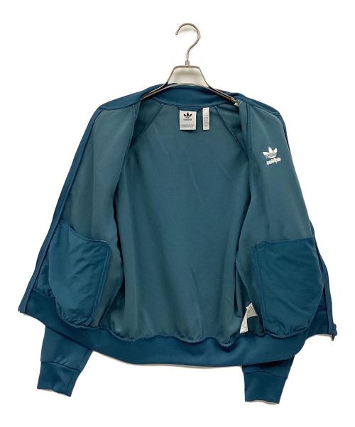 adidas（アディダス）adidas (アディダス) トラックジャケット ブルー×ホワイト サイズ:Mの古着・服飾アイテム