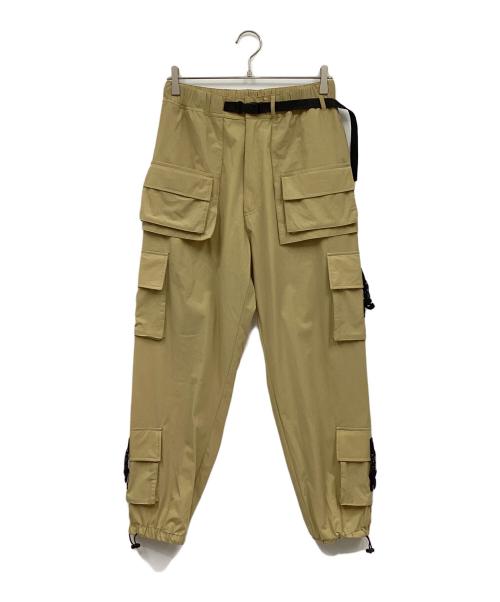DANKE SCHON（ダンケ シェーン）DANKE SCHON (ダンケ シェーン) マルチポケットナイロンカーゴパンツ ベージュ サイズ:Mの古着・服飾アイテム