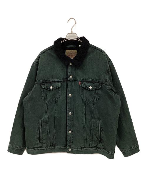 LEVI'S（リーバイス）LEVI'S (リーバイス) シェルパトラッカージャケット グリーン サイズ:XLの古着・服飾アイテム