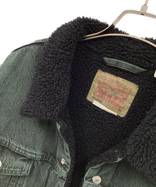 LEVI'S（リーバイス）LEVI'S (リーバイス) シェルパトラッカージャケット グリーン サイズ:XLの古着・服飾アイテム