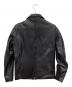 FREAK'S STORE (フリークスストア) レザーライダースジャケット ブラック サイズ:S：6000円
