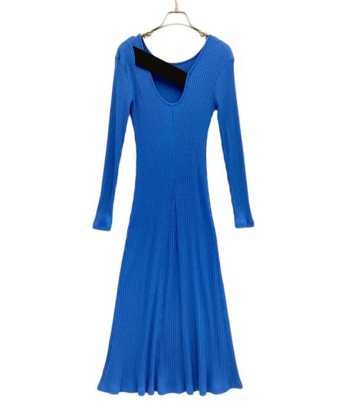 UNITED TOKYO（ユナイテッドトーキョー）UNITED TOKYO (ユナイテッドトーキョー) 長袖ワンピース ブルー サイズ:FREEの古着・服飾アイテム