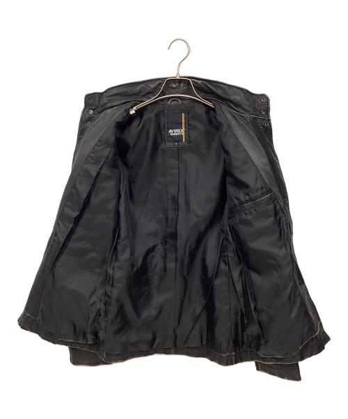 AVIREX（アヴィレックス）AVIREX (アヴィレックス) ラムレザージャケット ブラック サイズ:Mの古着・服飾アイテム
