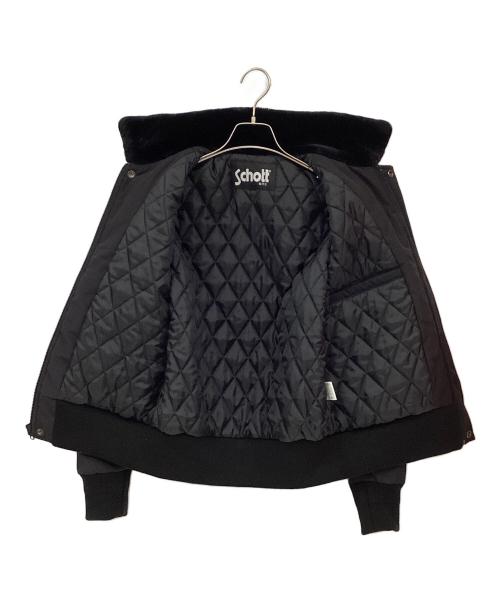 Schott（ショット）Schott (ショット) フライトジャケット ブラック サイズ:Sの古着・服飾アイテム