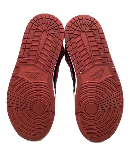 NIKE（ナイキ）NIKE (ナイキ) AIR JORDAN 1 MID ブラック×レッド サイズ:27㎝の古着・服飾アイテム