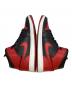 中古・古着 NIKE (ナイキ) AIR JORDAN 1 MID ブラック×レッド サイズ:27㎝：10000円