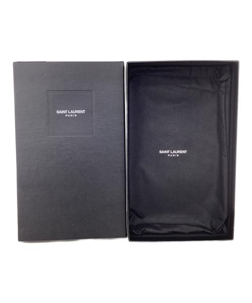 Saint Laurent Paris（サンローランパリ）Saint Laurent Paris (サンローランパリ) サンローランパリ/GUE72264・0516/長財布 レッド×ゴールドの古着・服飾アイテム