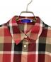 中古・古着 BLUE LABEL CRESTBRIDGE (ブルーレーベルクレストブリッジ) クレストブリッジチェックブラウス ブラウン×レッド サイズ:36：8000円
