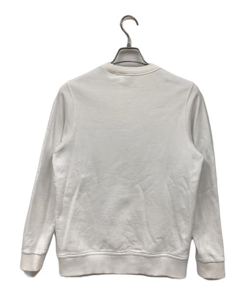 BURBERRY LONDON（バーバリーロンドン）BURBERRY LONDON (バーバリーロンドン) ロゴスウェット ホワイト×ブラック サイズ:Sの古着・服飾アイテム