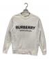 BURBERRY LONDON（バーバリーロンドン）の古着「ロゴスウェット」｜ホワイト×ブラック
