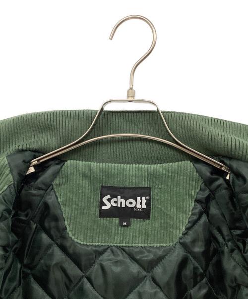 Schott（ショット）Schott (ショット) コーデュロイジャケット グリーン サイズ:Mの古着・服飾アイテム