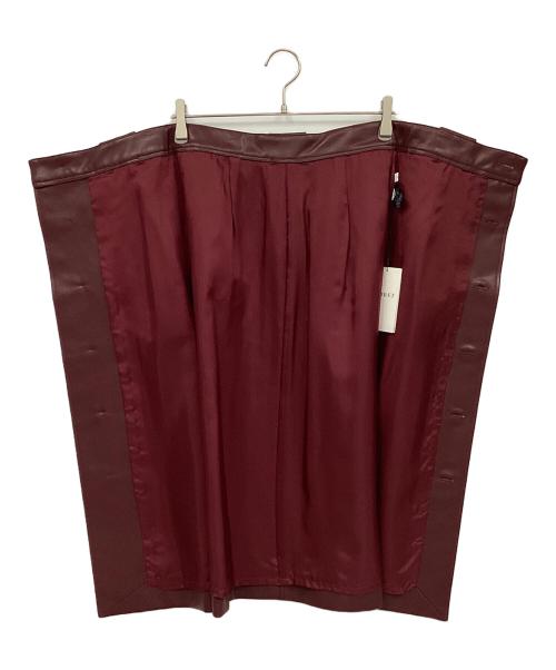 ASTRAET（アストラット）ASTRAET (アストラット) フェイクレザースカート レッド サイズ:1 未使用品の古着・服飾アイテム
