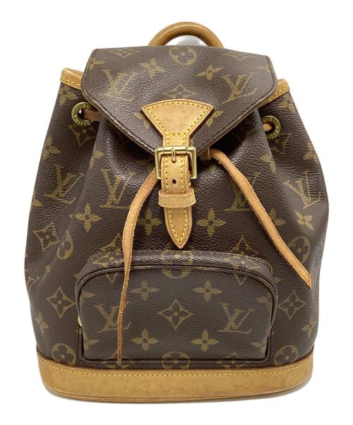 LOUIS VUITTON（ルイ ヴィトン）LOUIS VUITTON (ルイ ヴィトン) ルイヴィトン/モノグラム/ミニモンスリ/M51137/リュック ブラウンの古着・服飾アイテム