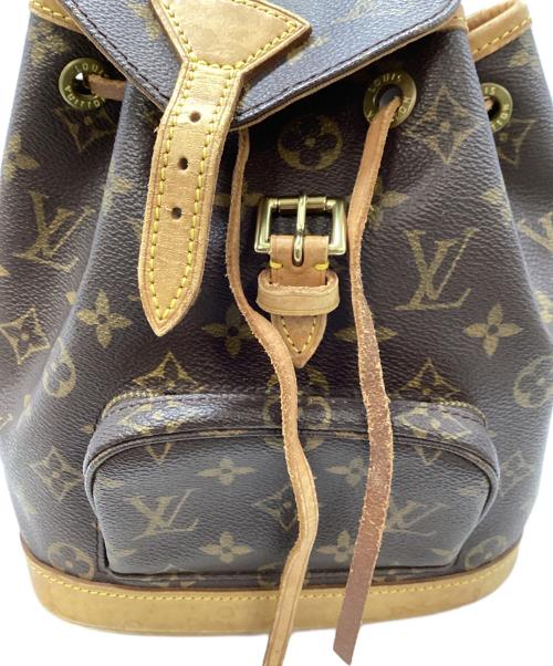 LOUIS VUITTON（ルイ ヴィトン）LOUIS VUITTON (ルイ ヴィトン) ルイヴィトン/モノグラム/ミニモンスリ/M51137/リュック ブラウンの古着・服飾アイテム