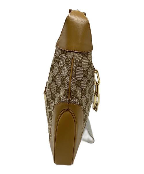 GUCCI（グッチ）GUCCI (グッチ) グッチ ジャッキー 001-4015 チェーンハンドバッグ ブラウンの古着・服飾アイテム
