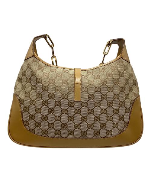 GUCCI（グッチ）GUCCI (グッチ) グッチ ジャッキー 001-4015 チェーンハンドバッグ ブラウンの古着・服飾アイテム