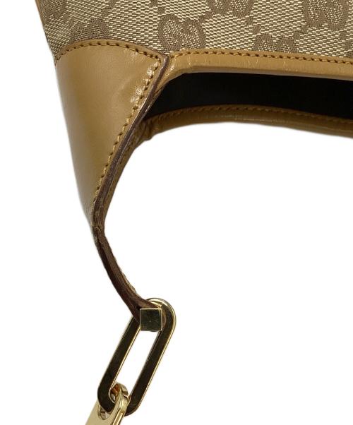 GUCCI（グッチ）GUCCI (グッチ) グッチ ジャッキー 001-4015 チェーンハンドバッグ ブラウンの古着・服飾アイテム
