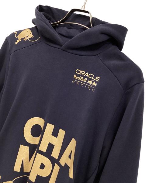 ORACLE（オラクル）ORACLE (オラクル) プルオーバーパーカー ネイビー×ゴールド サイズ:Mの古着・服飾アイテム